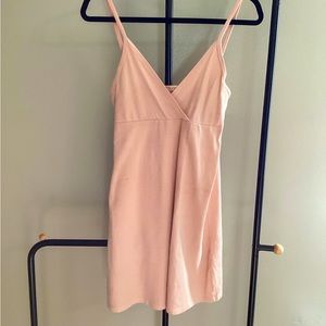 PacSun J. Gaft Babydoll Spagetti Strap Pink Dress One Size